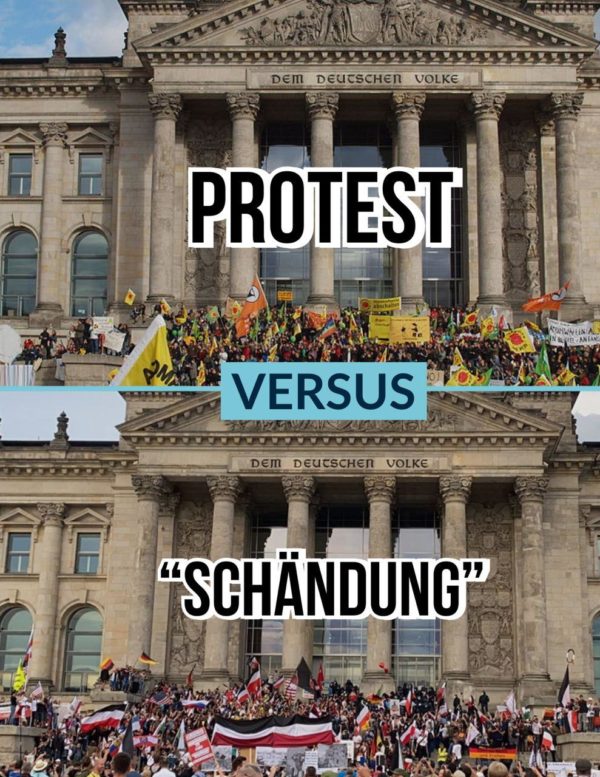 Protest vs. Schändung