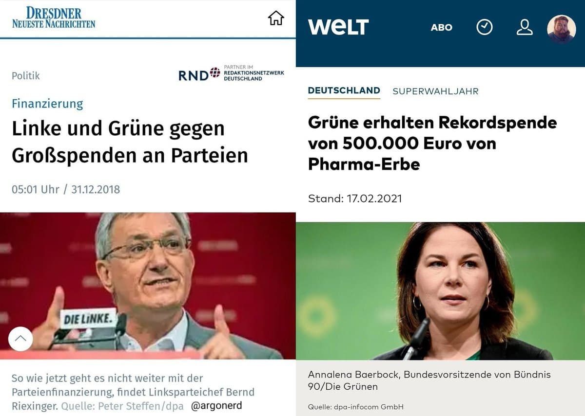 Korruption Grüne