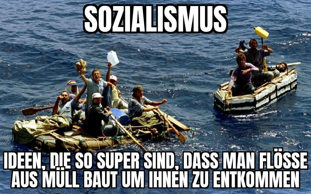 Sozialismus auf dem Floß