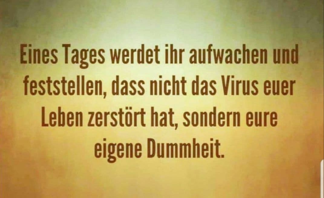 Virus oder Dummheit