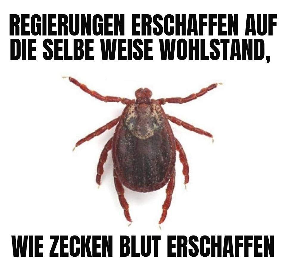 Wie die Zecken